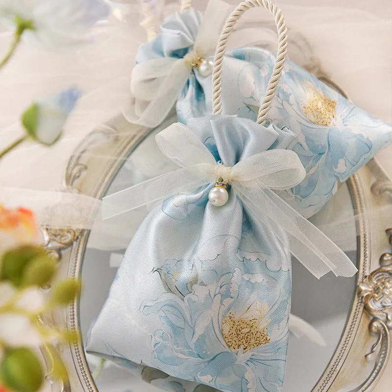 10pcs Sugar Bags Tote Candy Gift Bags for Party Favors Sweet Treats Packaging