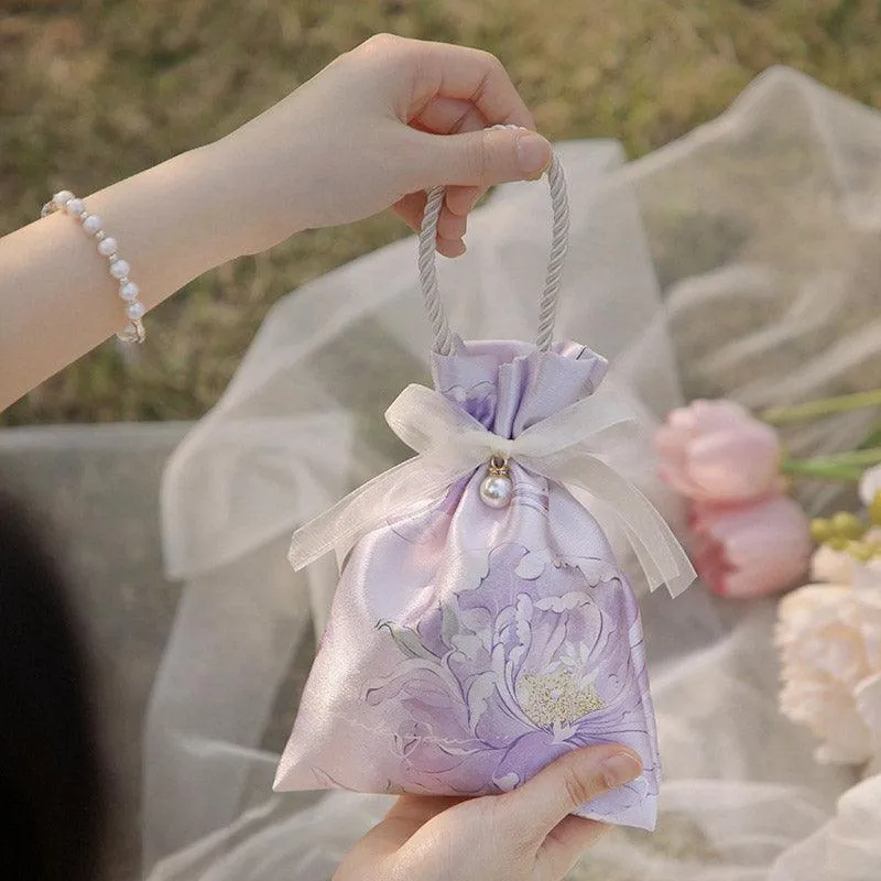 10pcs Sugar Bags Tote Candy Gift Bags for Party Favors Sweet Treats Packaging