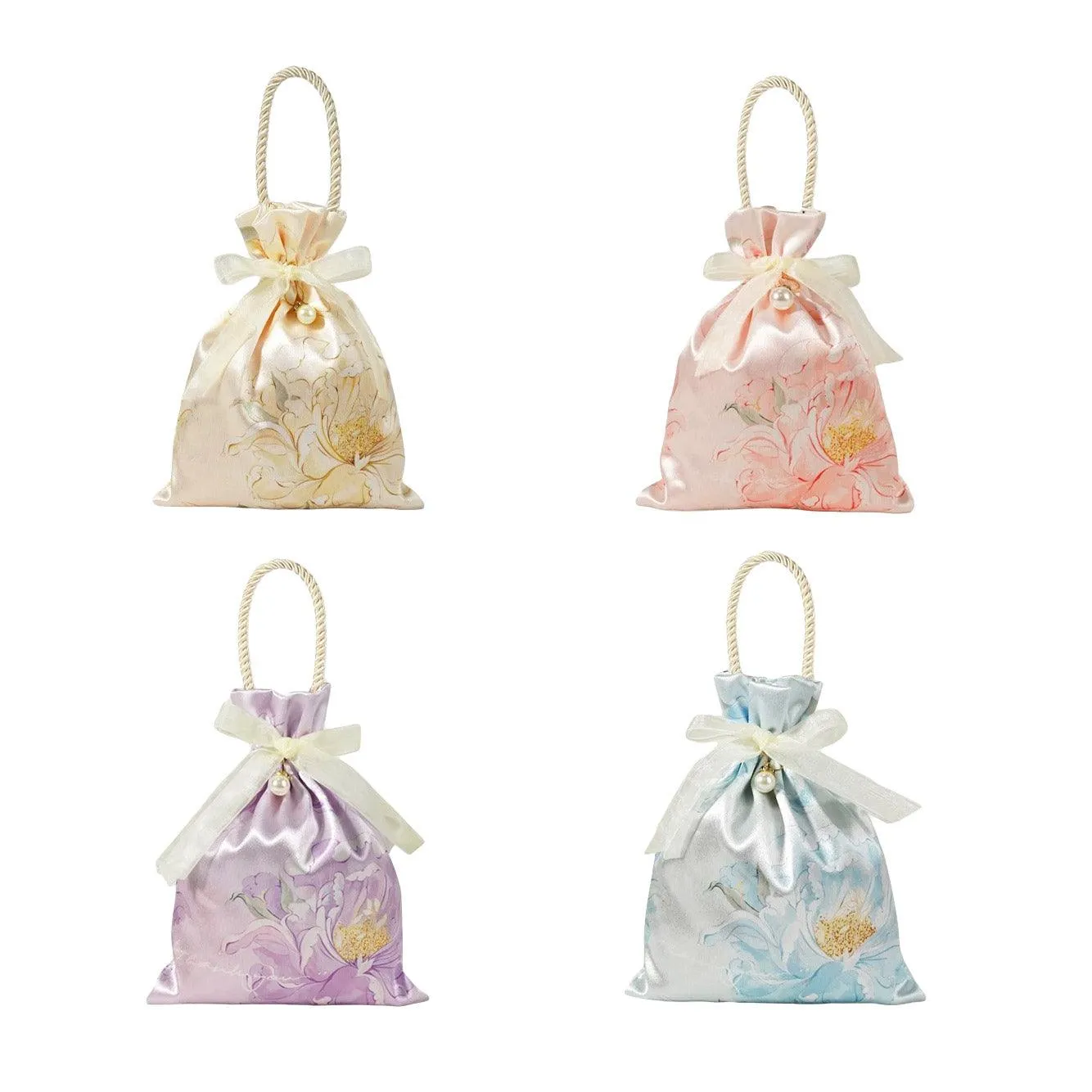 10pcs Sugar Bags Tote Candy Gift Bags for Party Favors Sweet Treats Packaging
