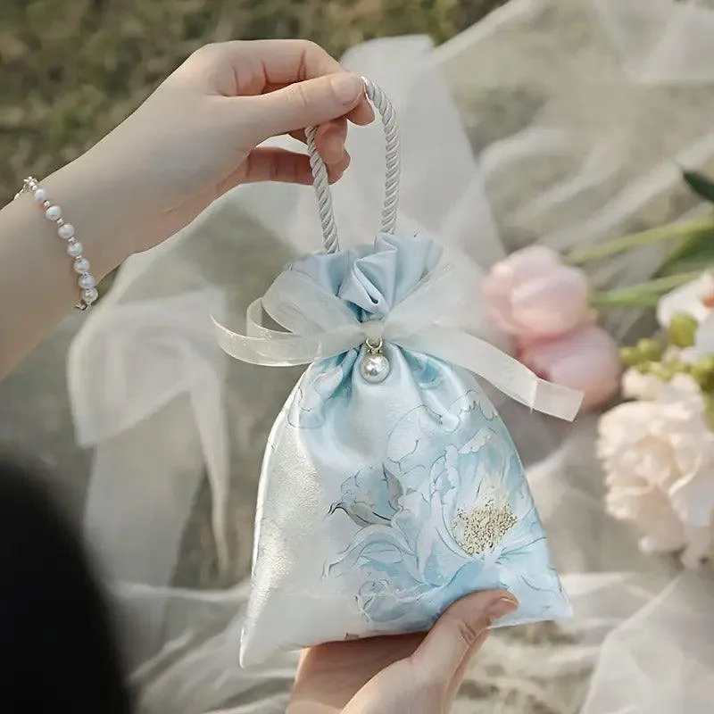 10pcs Sugar Bags Tote Candy Gift Bags for Party Favors Sweet Treats Packaging