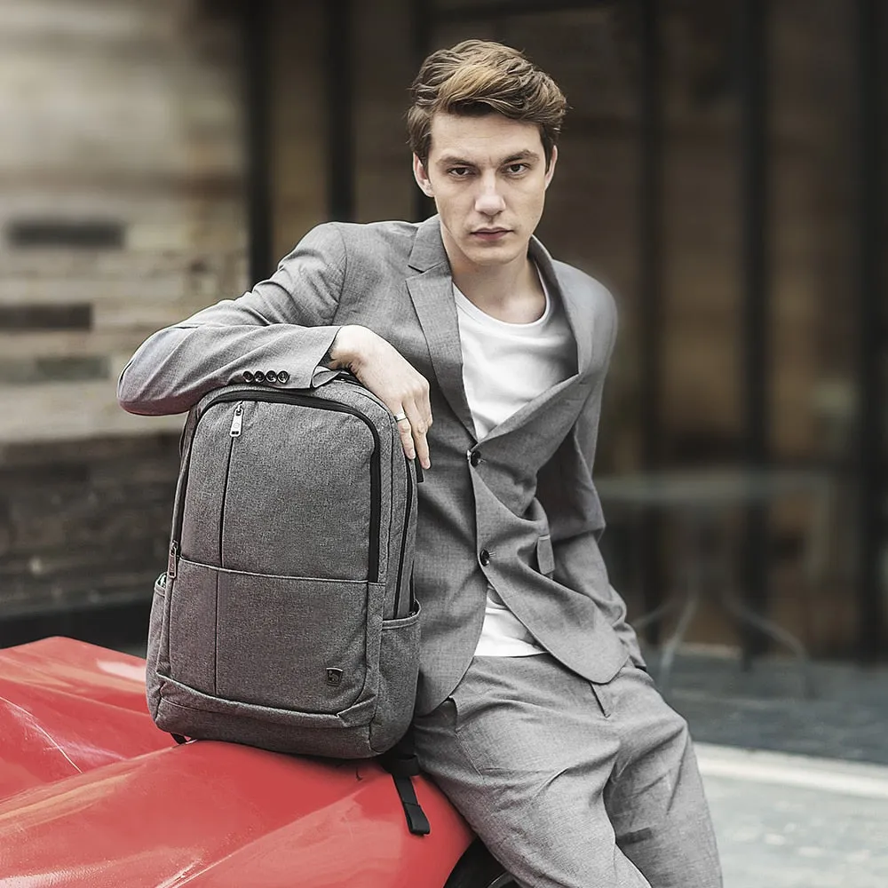 17 inches Laptop Bag Business Backpack with USB Charging Port, One Size