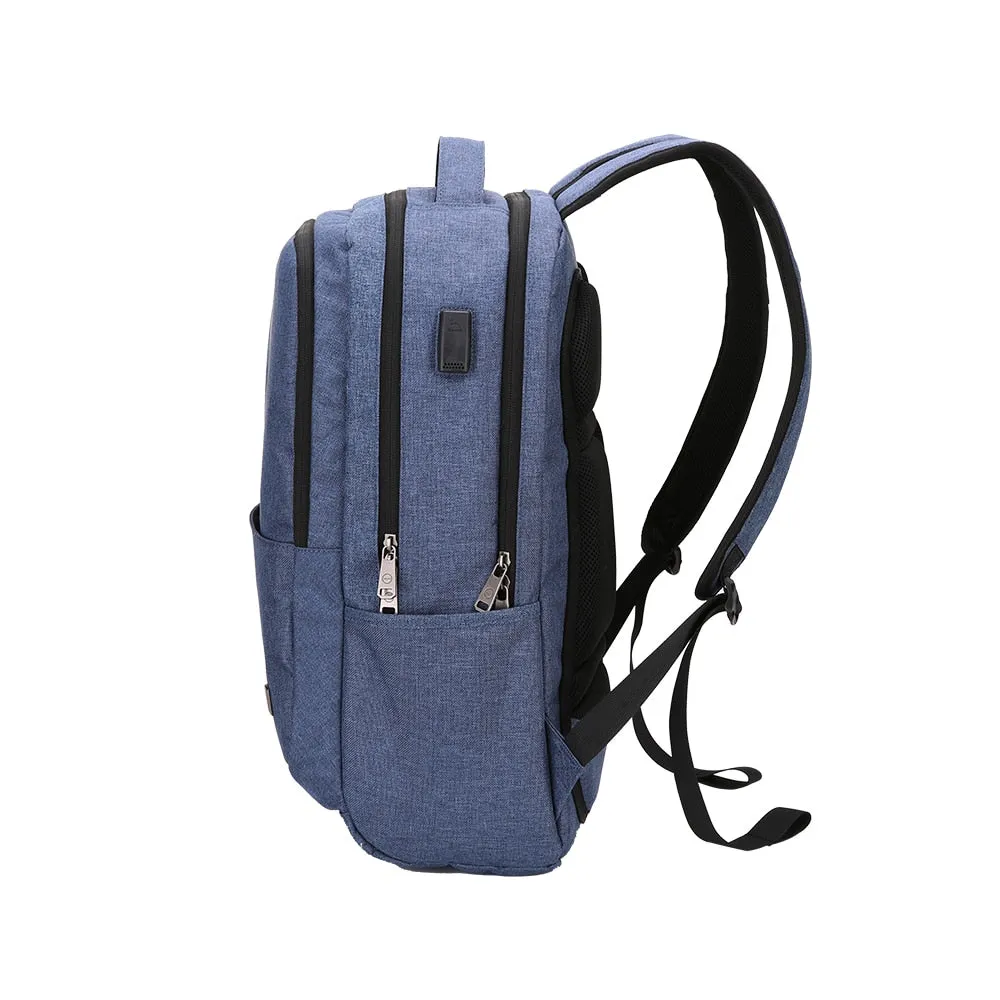 17 inches Laptop Bag Business Backpack with USB Charging Port, One Size