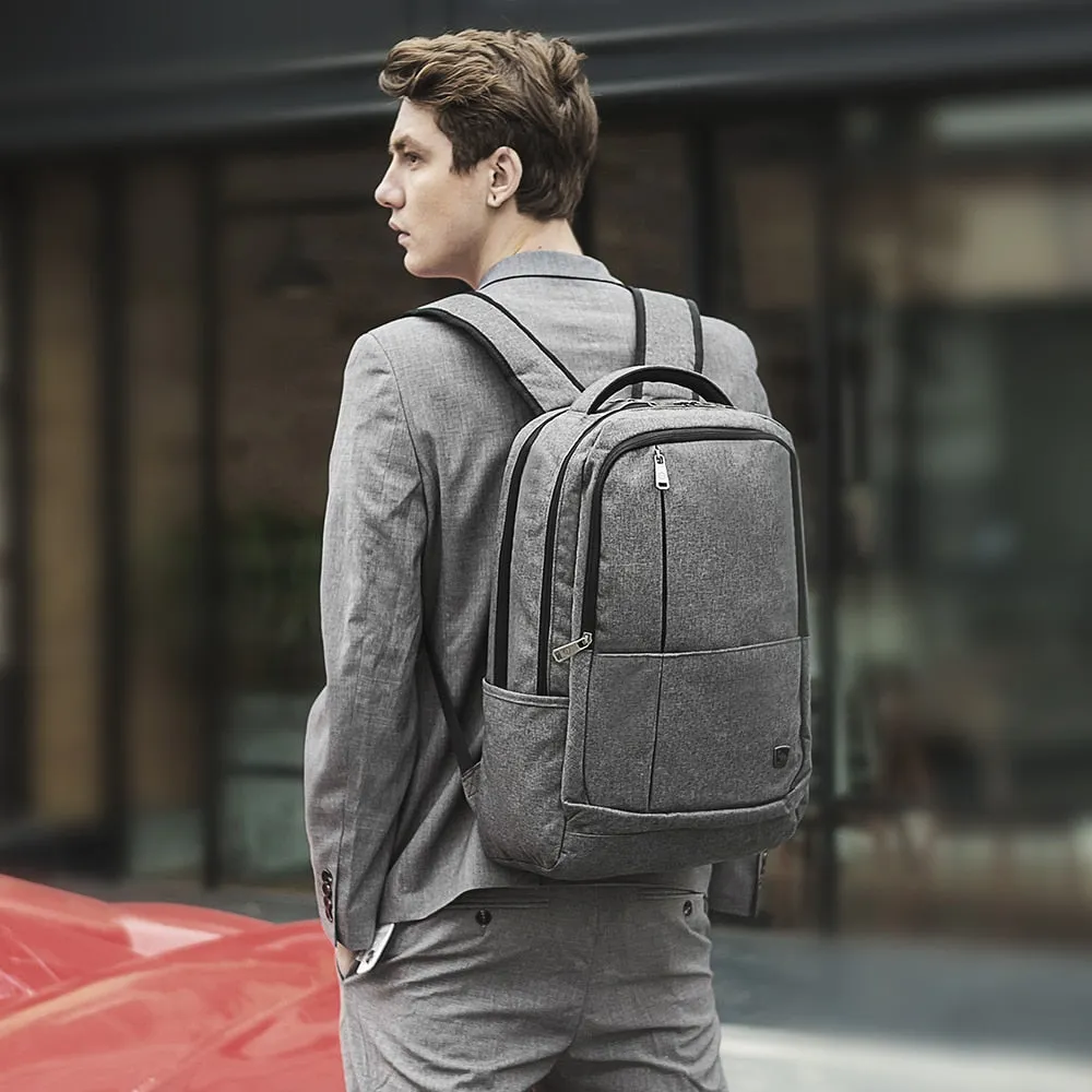 17 inches Laptop Bag Business Backpack with USB Charging Port, One Size