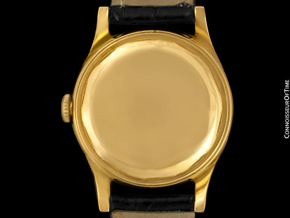 1950's Movado "Kingmatic Calendar" Vintage Mens Automatic Watch - 18K Gold with Box