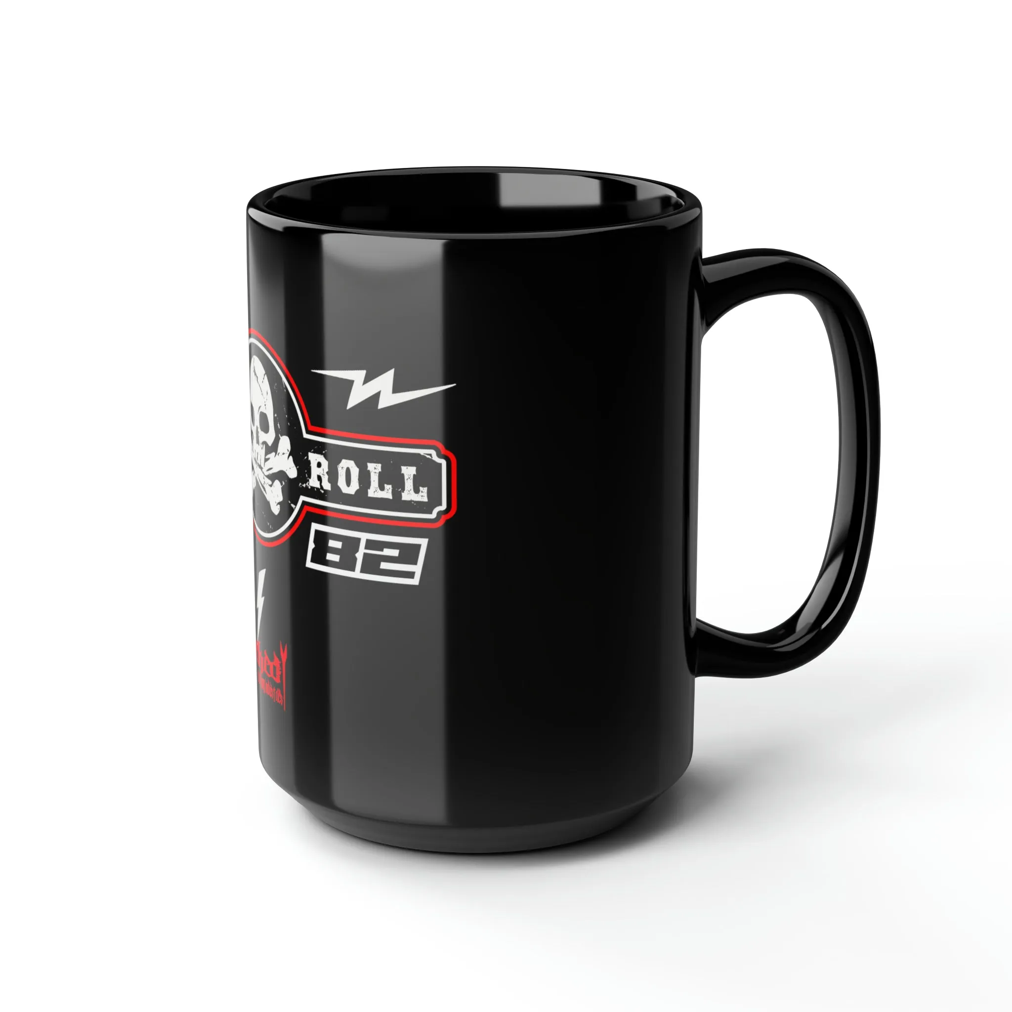 1982 Rock N Roll /Black Mug, 15oz