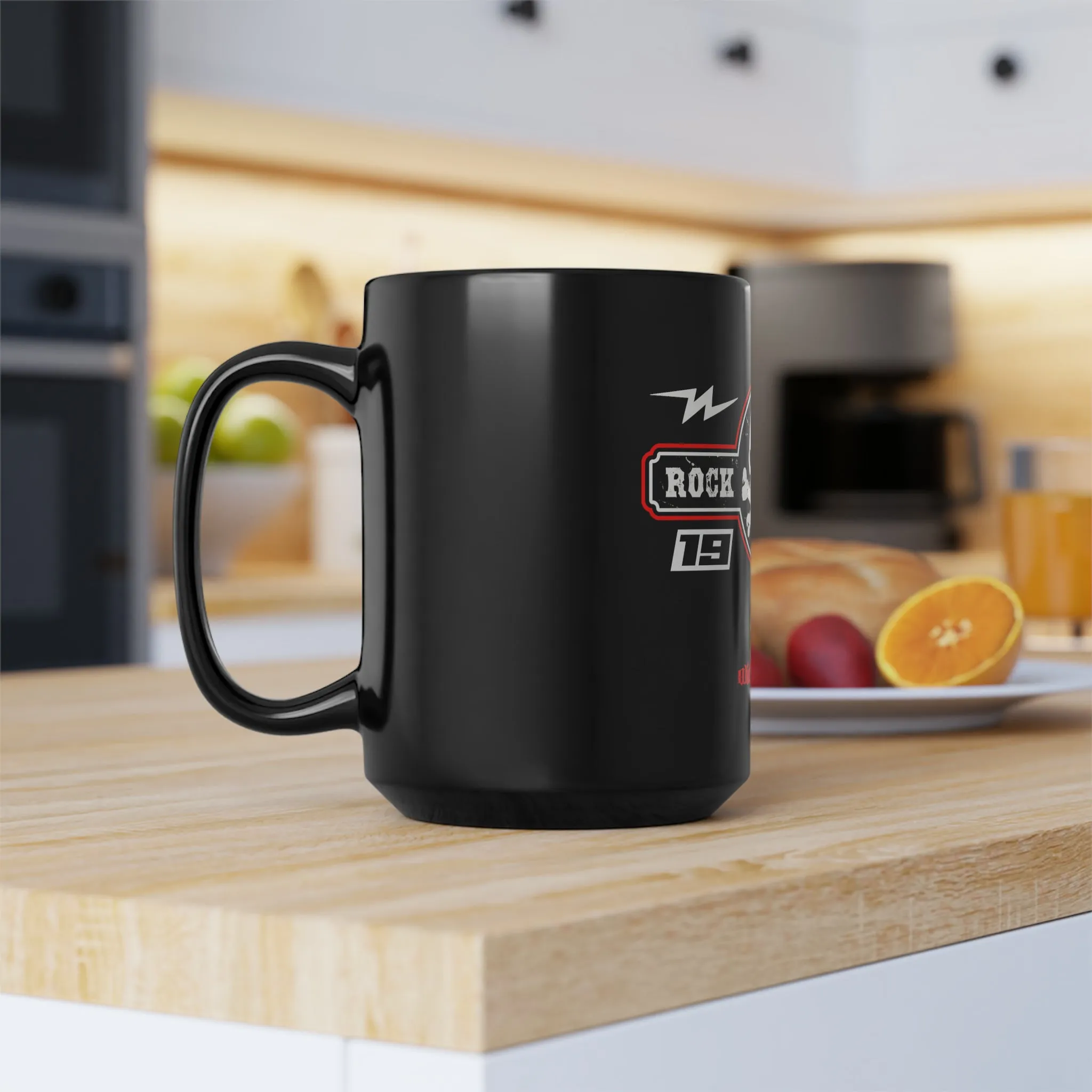 1982 Rock N Roll /Black Mug, 15oz