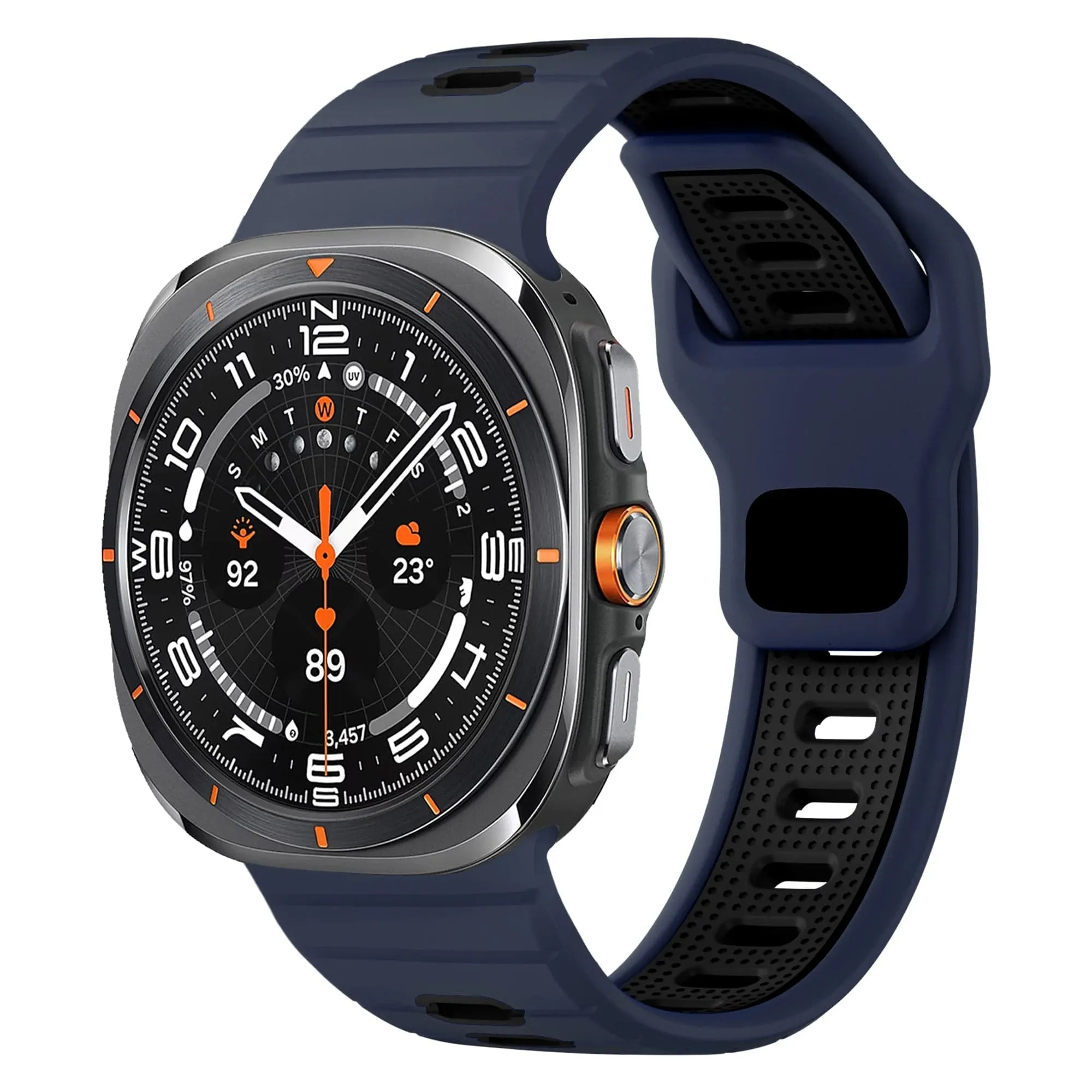 2 Tone Sports Watch Band for Samsung Watch 7 Ultra