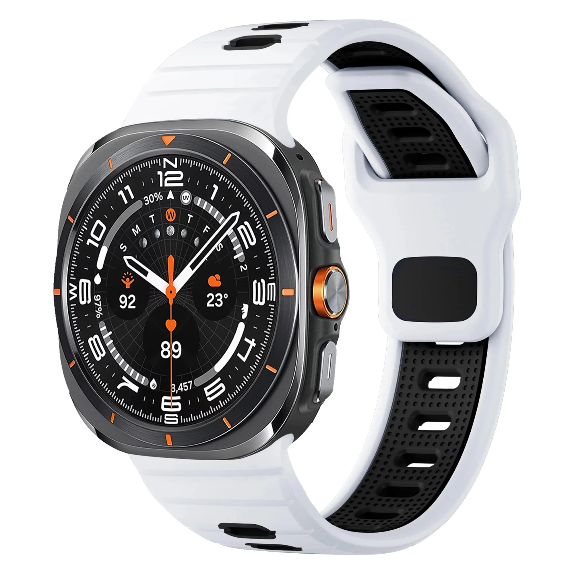 2 Tone Sports Watch Band for Samsung Watch 7 Ultra