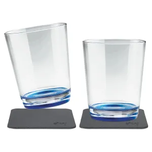 2 x Magnetic Drinking Cup Triple Lui Blue By Silwy