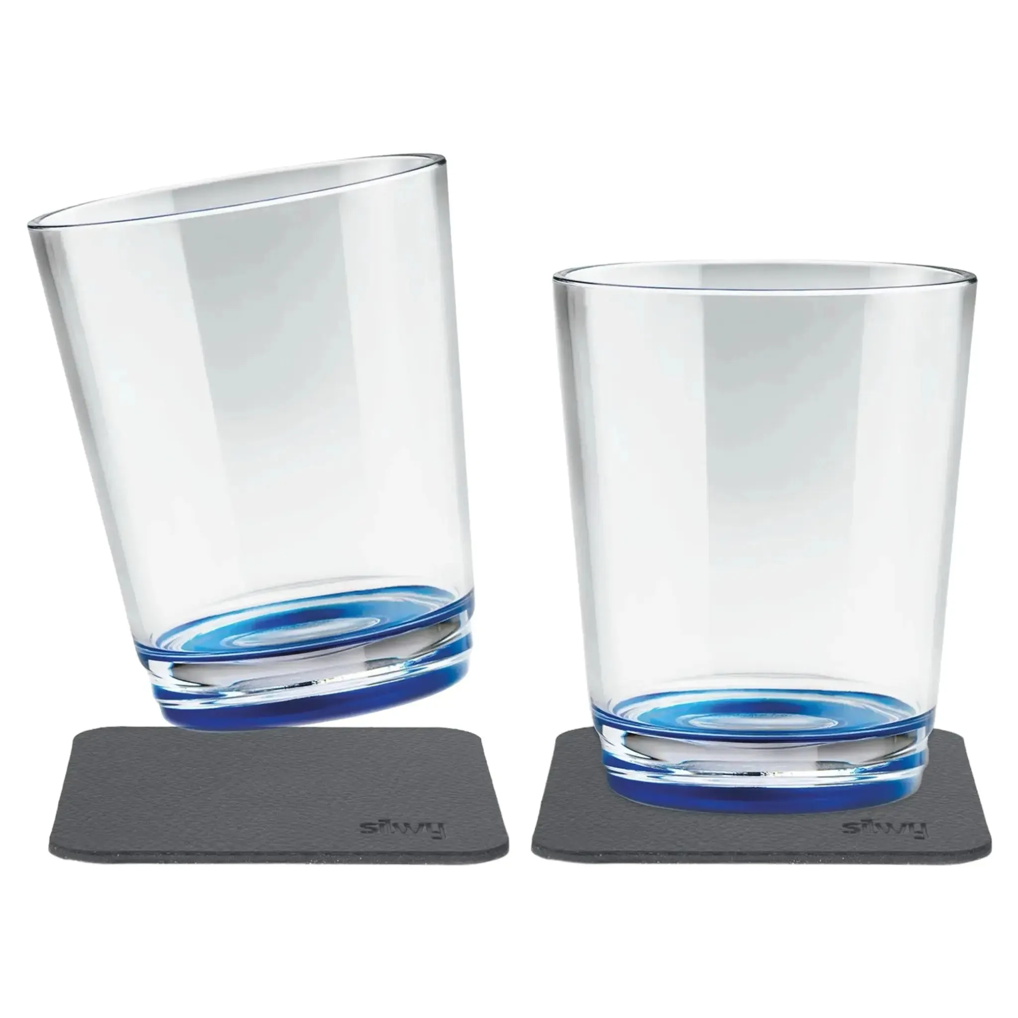 2 x Magnetic Drinking Cup Triple Lui Blue By Silwy