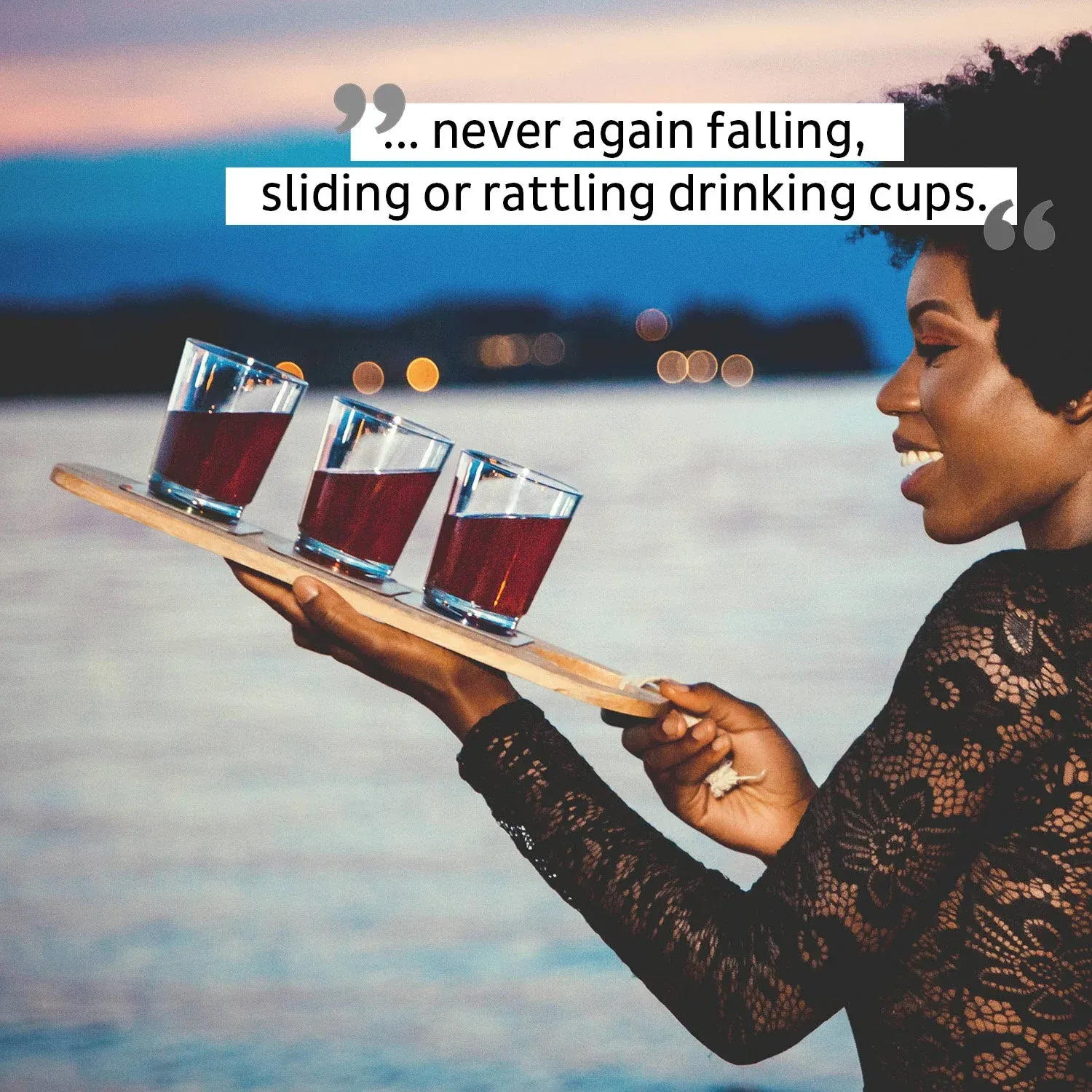 2 x Magnetic Drinking Cup Triple the Ready Red By Silwy
