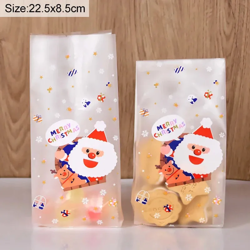 25/50pcs Snowman Cookie & Candy Gift Bags