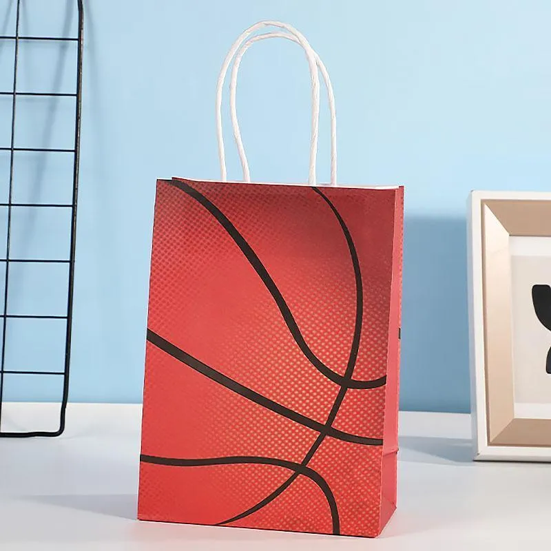30PCS Fashion Ball Kraft Paper Gift Bag Festivals gift tote bag Party Favor Bag