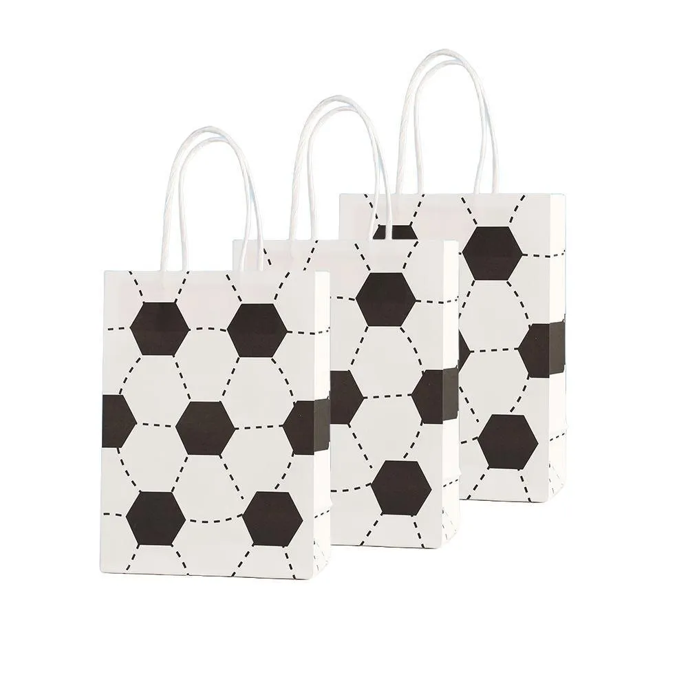 30PCS Fashion Ball Kraft Paper Gift Bag Festivals gift tote bag Party Favor Bag