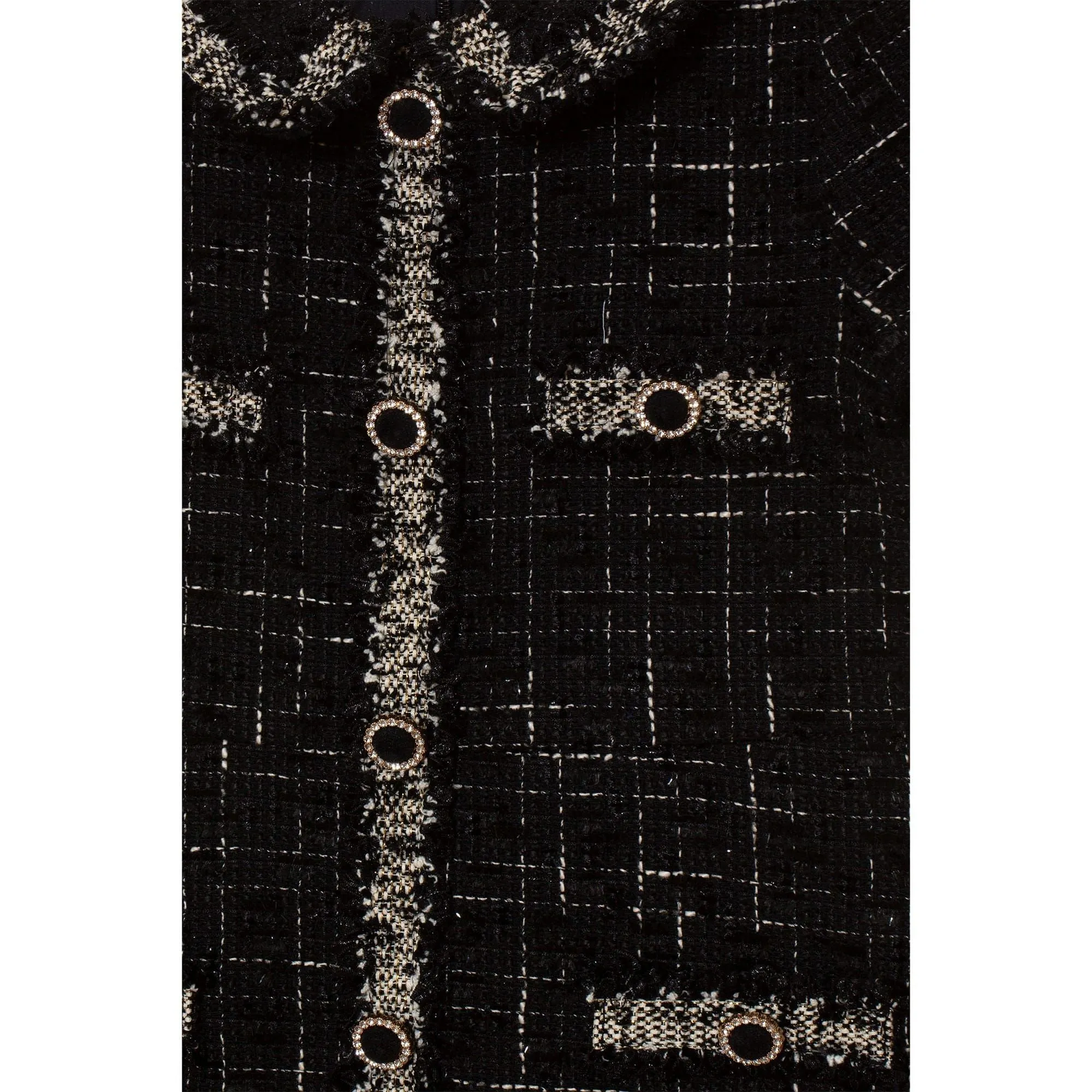 33521 Patachou Tweed Style Party Dress