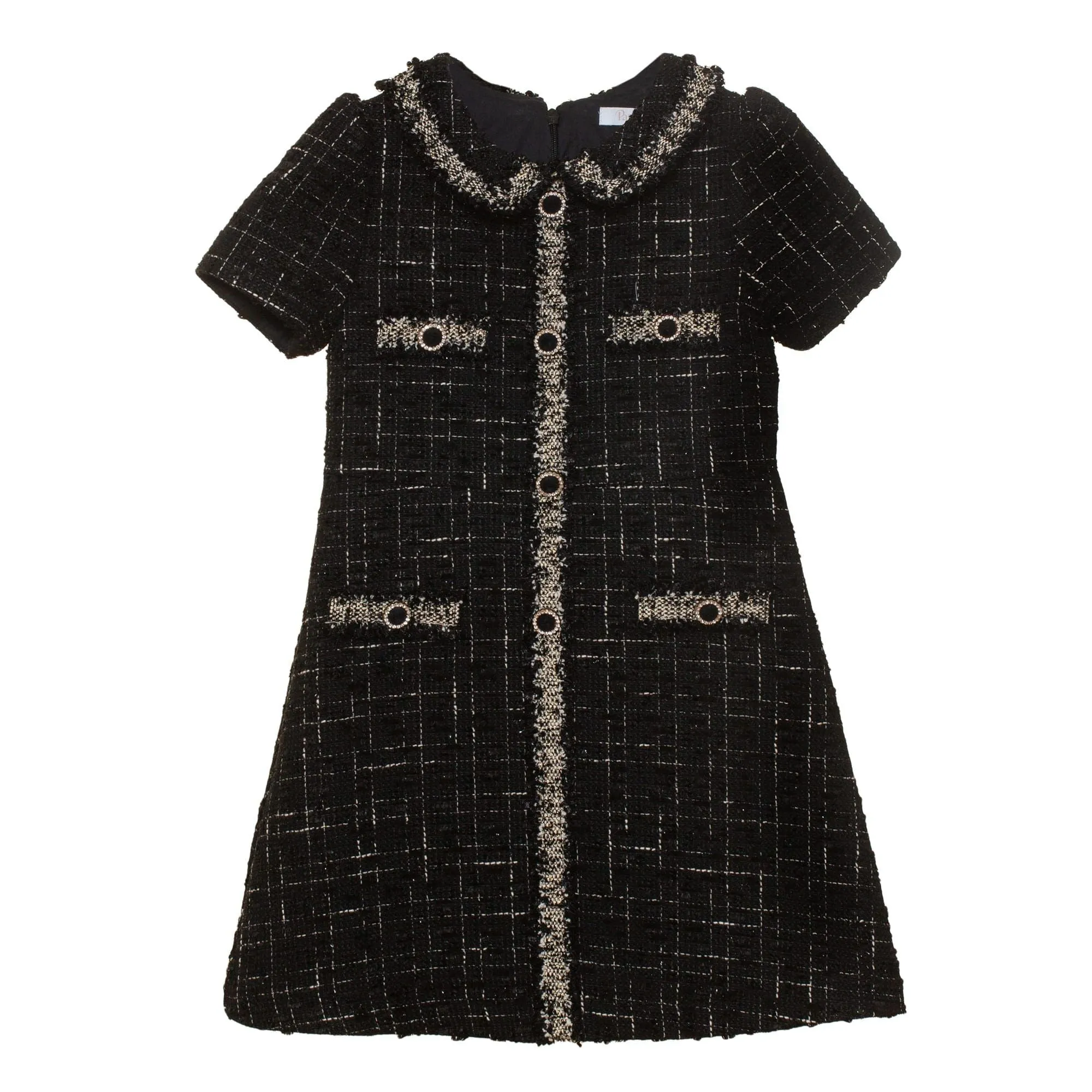 33521 Patachou Tweed Style Party Dress
