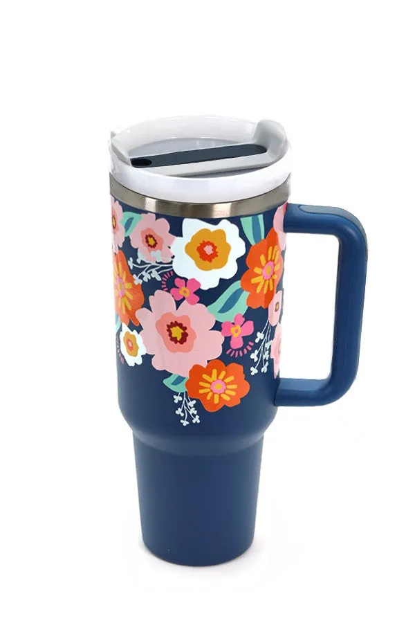 40oz Stainless Steel Tumbler w/ Handle