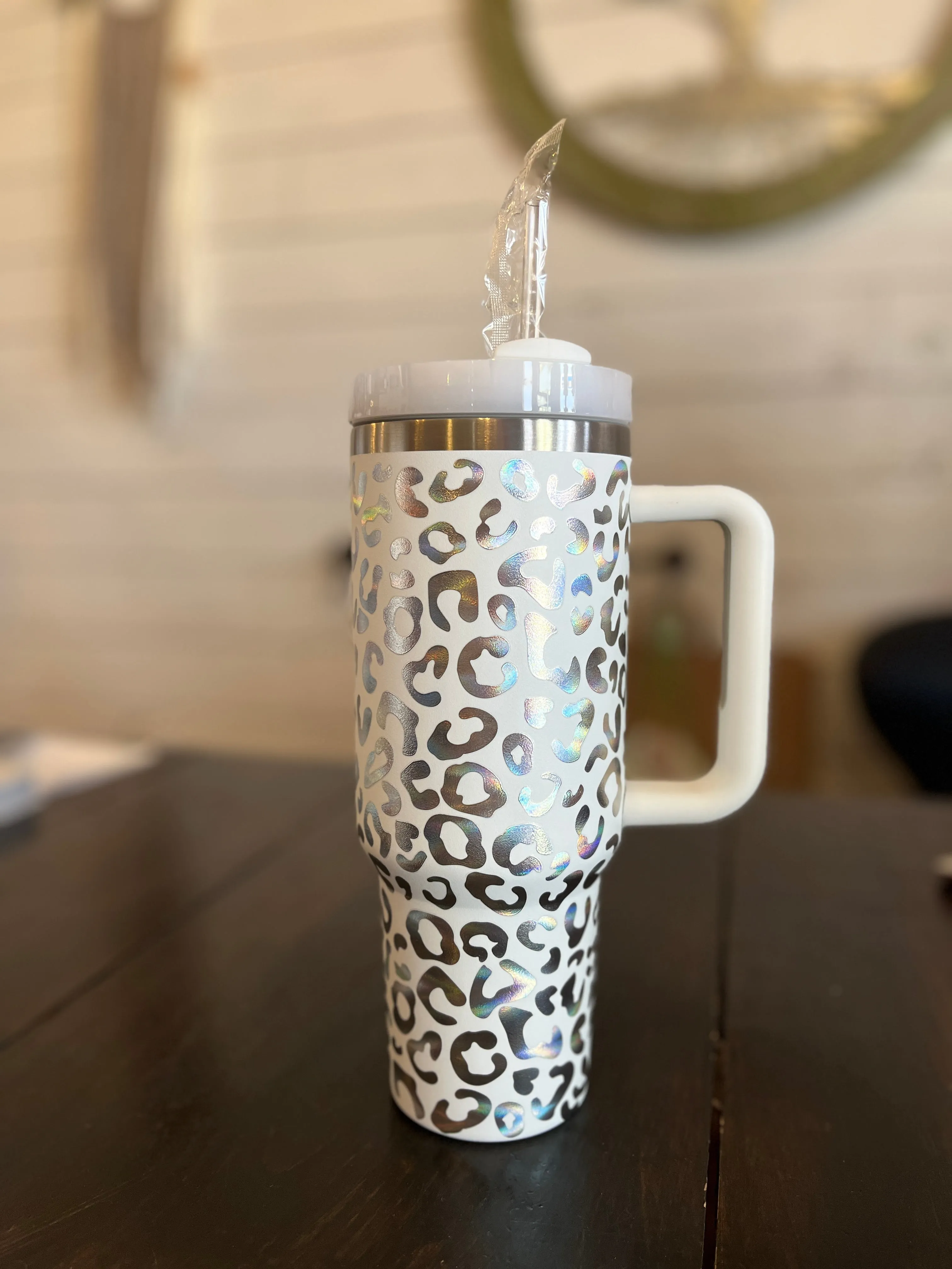 40oz Stainless Steel Tumbler w/ Handle
