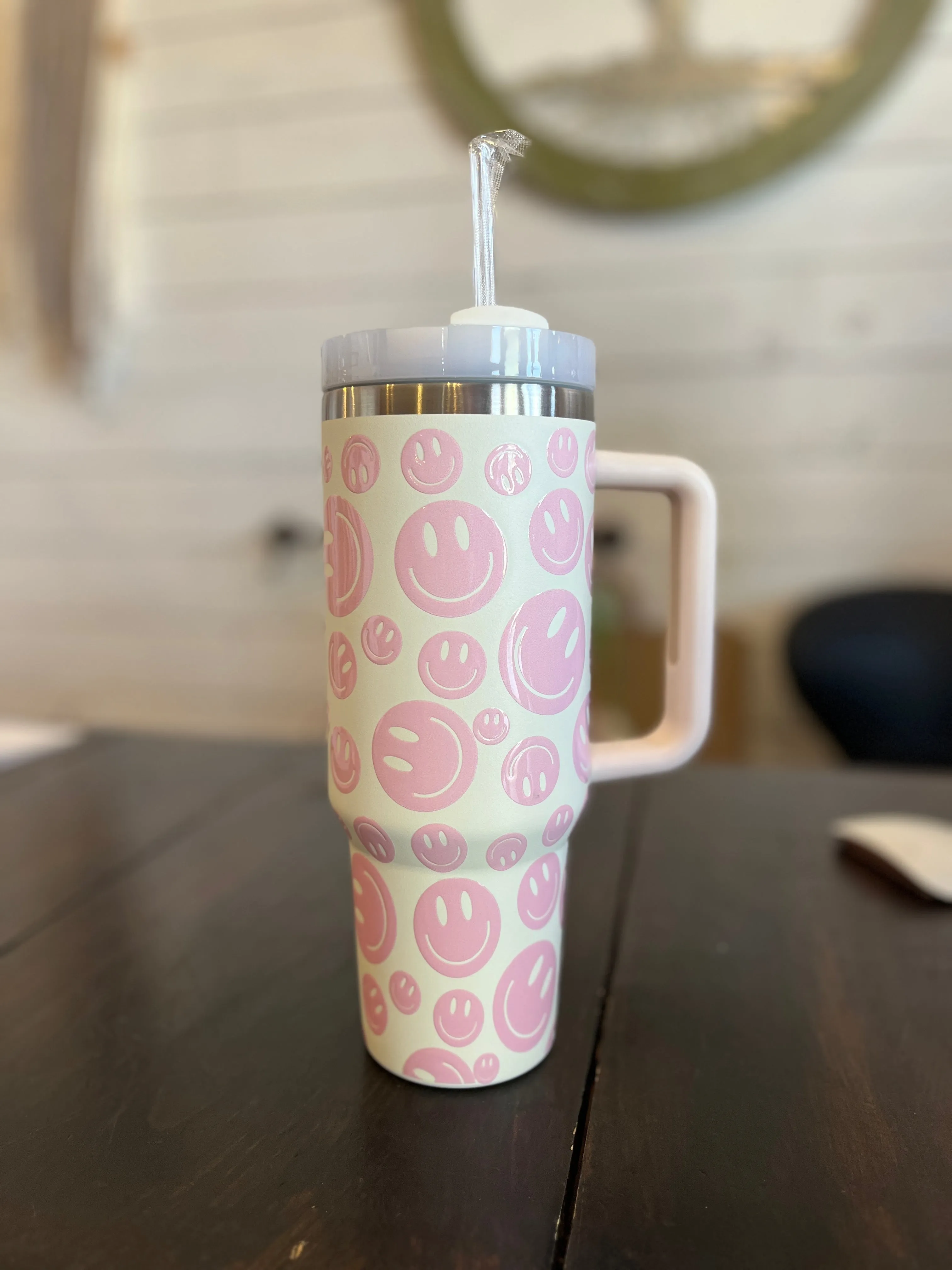 40oz Stainless Steel Tumbler w/ Handle