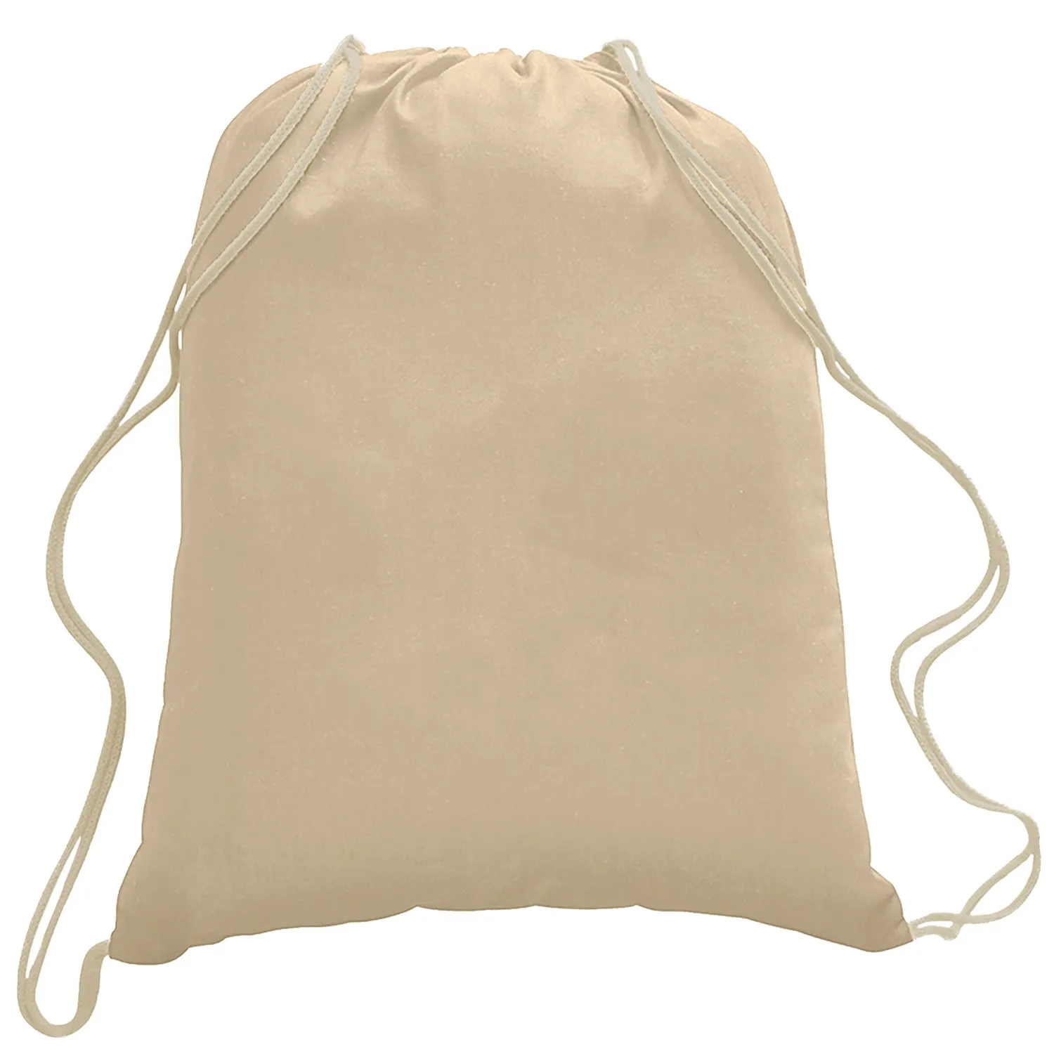 5.5 OZ. COTTON CANVAS DRAWSTRING BACKPACK