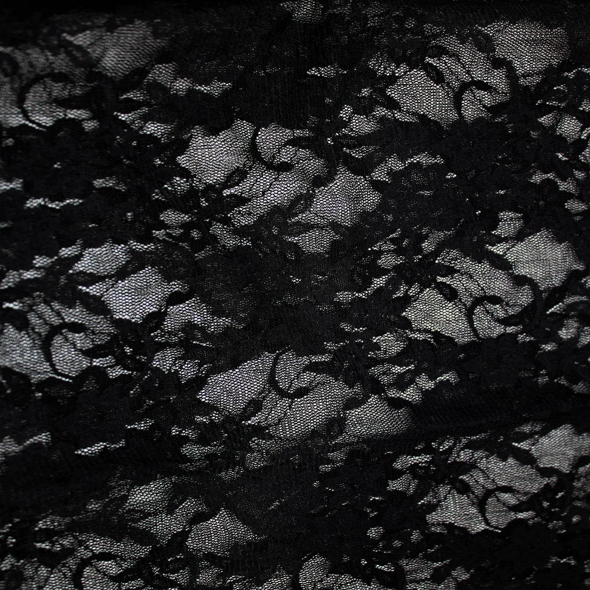 60" Nylon Spandex Lace Floral Pattern, Breathable Fabric by the Yard - 83GSM, Lightweight, 4-Way Stretch - Perfect for Clothing, Lingerie, Bridal Gowns & DIY (SKU-863)