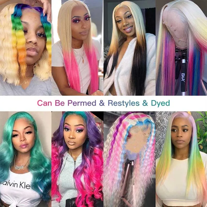613 Blonde Body Wave Pull Go 13x6 Full Pre-Cut Glueless Lace Front Wig Brazilian Human Hair