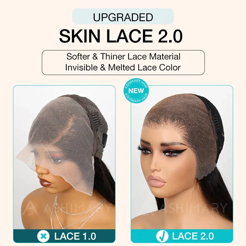 613 Blonde Body Wave Pull Go 13x6 Full Pre-Cut Glueless Lace Front Wig Brazilian Human Hair