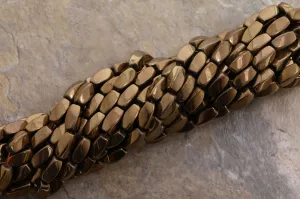 6X12mm Magnetic Hematite Bronze Twist Mh49