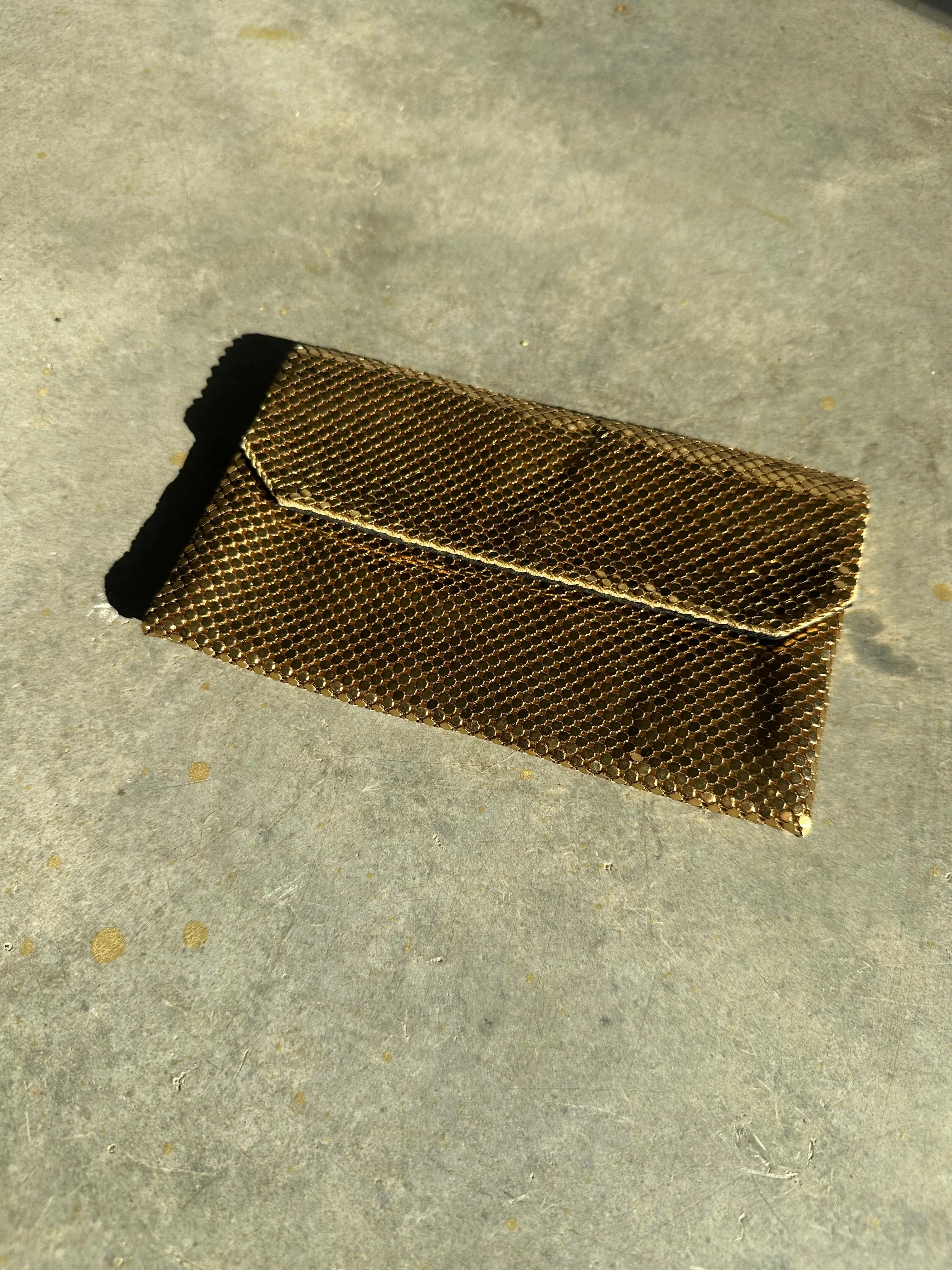 70’s Gold Mesh Mini Clutch
