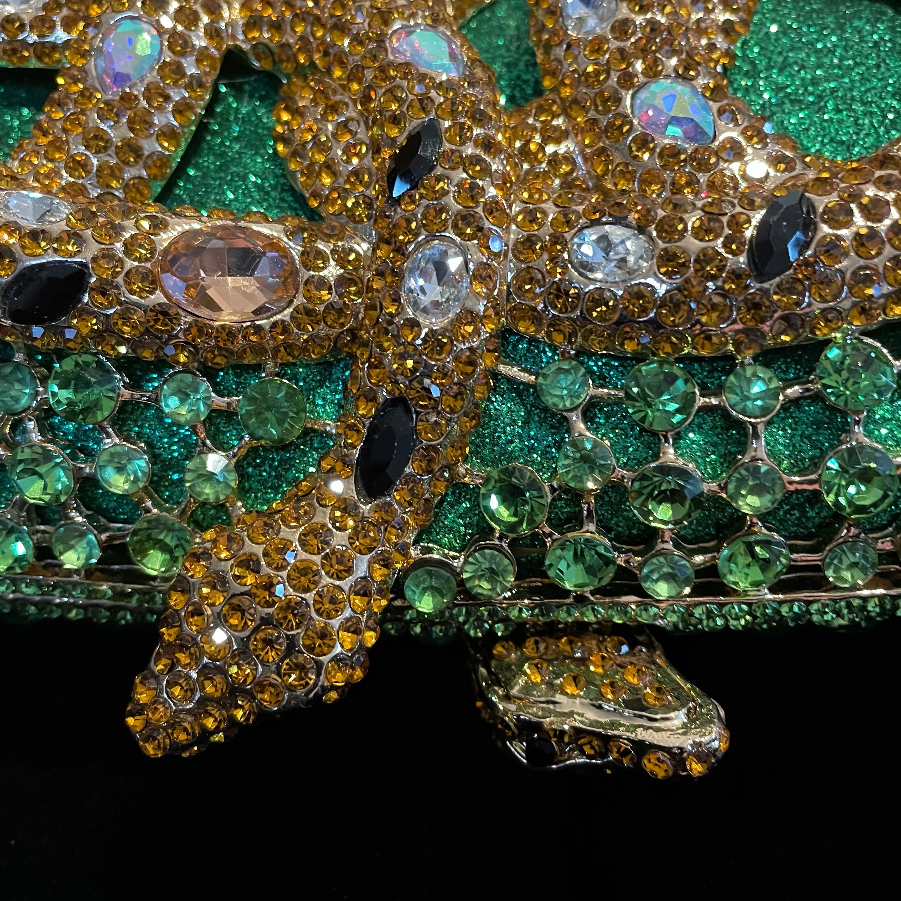 A FANTASY JEWELLED MEDUSA EVENING CLUTCH