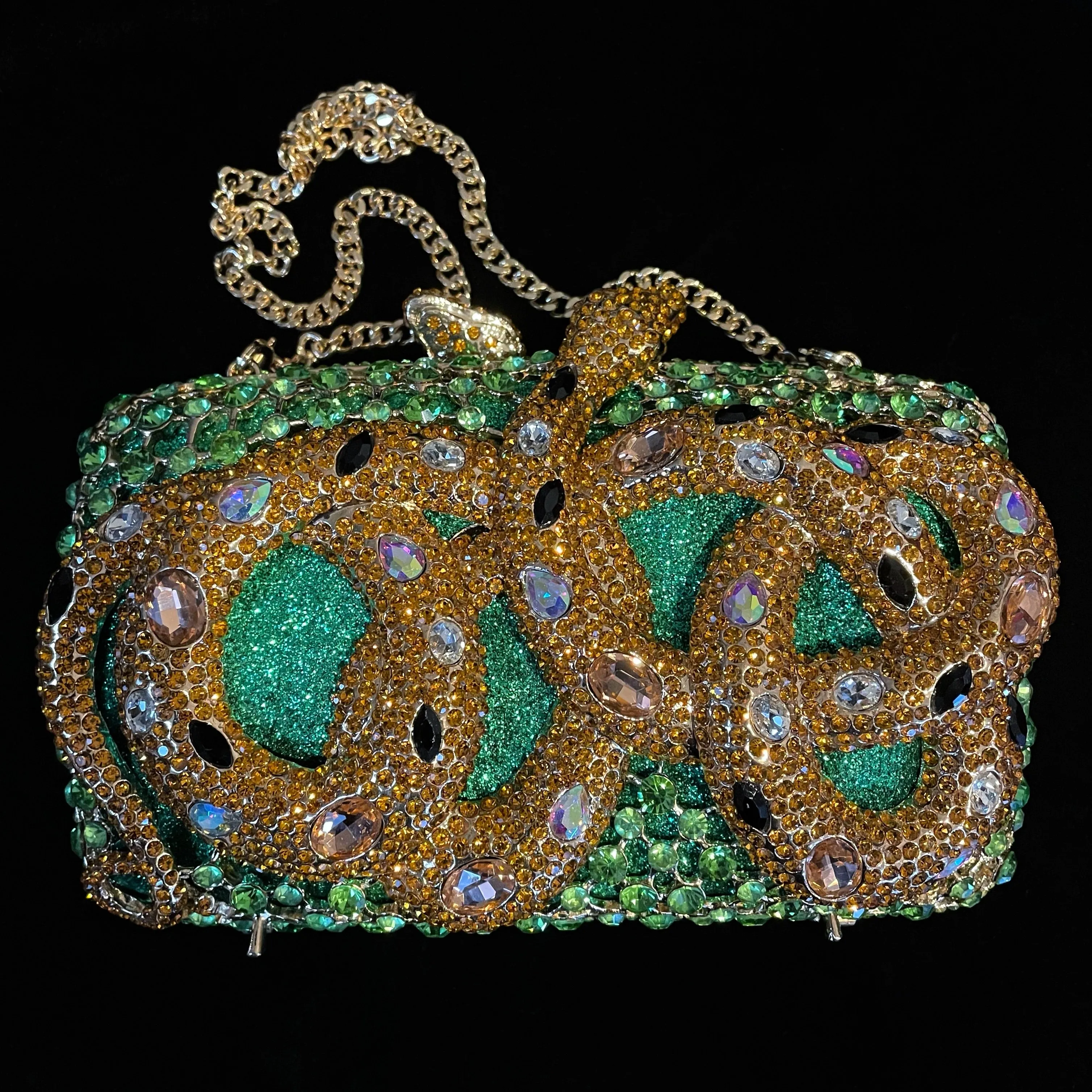 A FANTASY JEWELLED MEDUSA EVENING CLUTCH