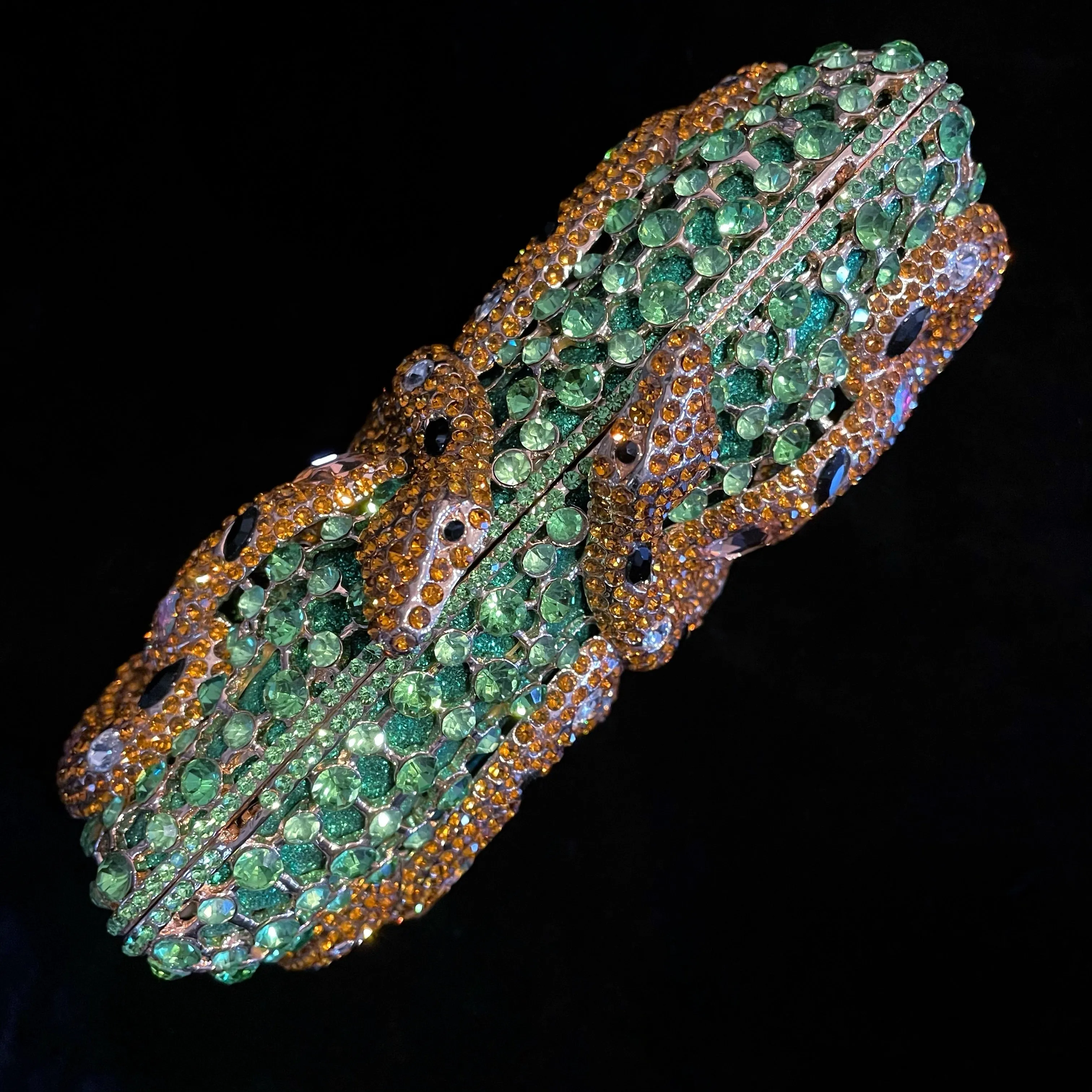 A FANTASY JEWELLED MEDUSA EVENING CLUTCH