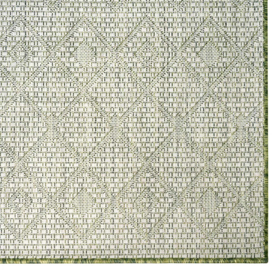 Adley Southwestern Green/Beige Indoor/Outdoor Area Rug Gracie Oaks Rug Size: Oval 5'3" x 8'