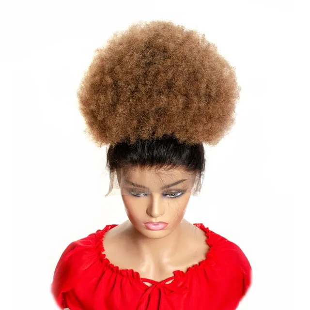 Afro Puff Drawstring Ponytail (10 inch 100% Human Hair)