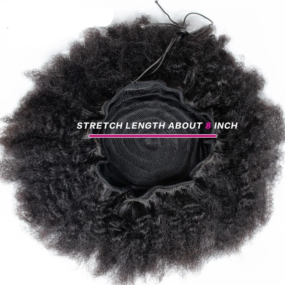 Afro Puff Drawstring Ponytail (10 inch 100% Human Hair)