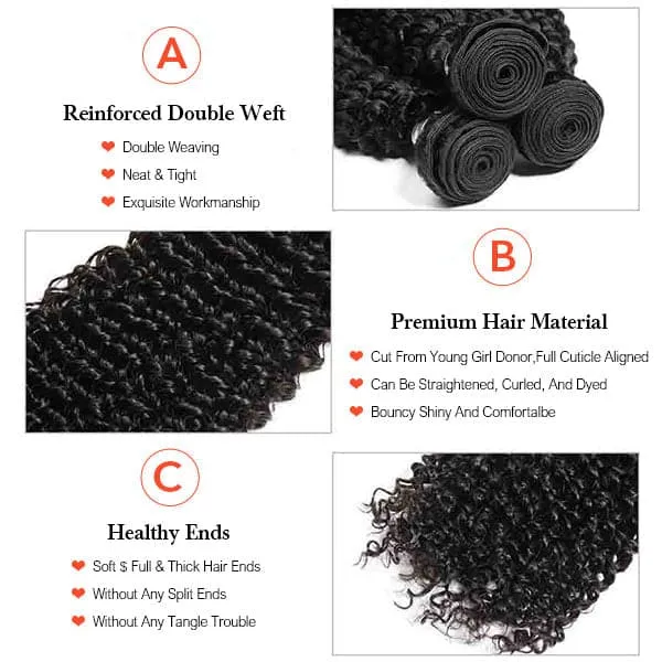 Alipop Hair Kinky Curly Bundle Human Hair Bundle Full Hair Weaving 3 Bundles Curly Bundle