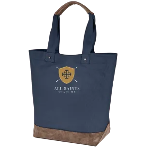 All Saints Logo Tote Deep Navy / Brown (AP1921)