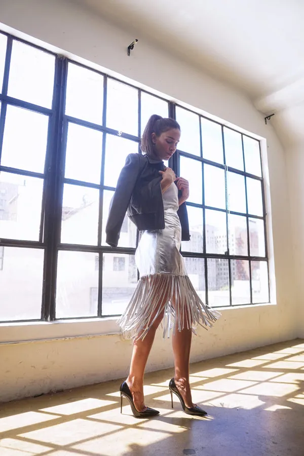 AMAIA FRINGE SKIRT