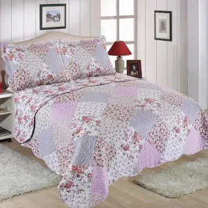 Amelia Quilted Patchwork Bedspread