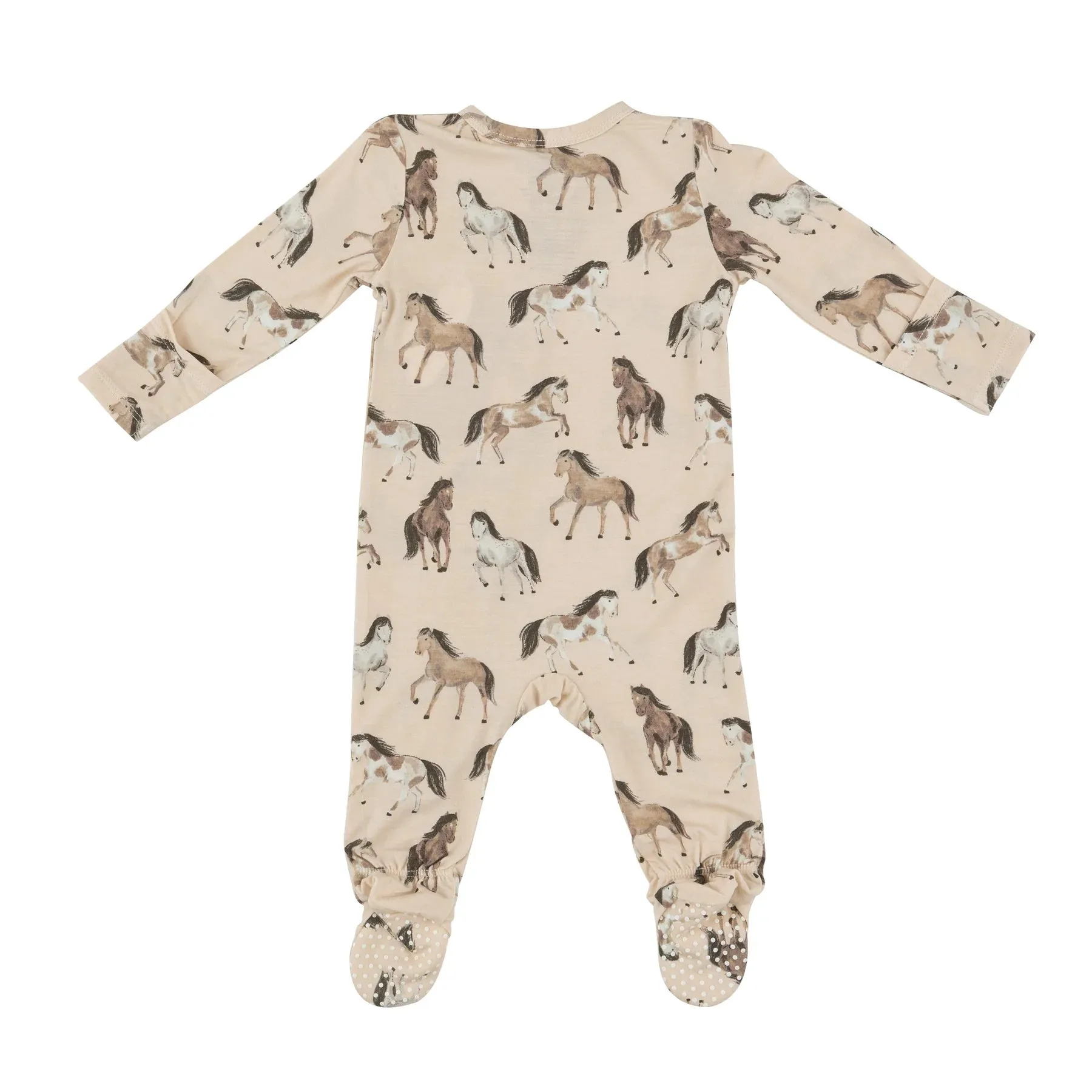 ANGEL DEAR- 2 WAY ZIPPER FOOTIE - HORSES