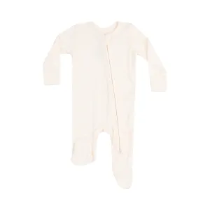 Angel Dear- 2 Way Zipper Footie - Solid Sugar Swizzle