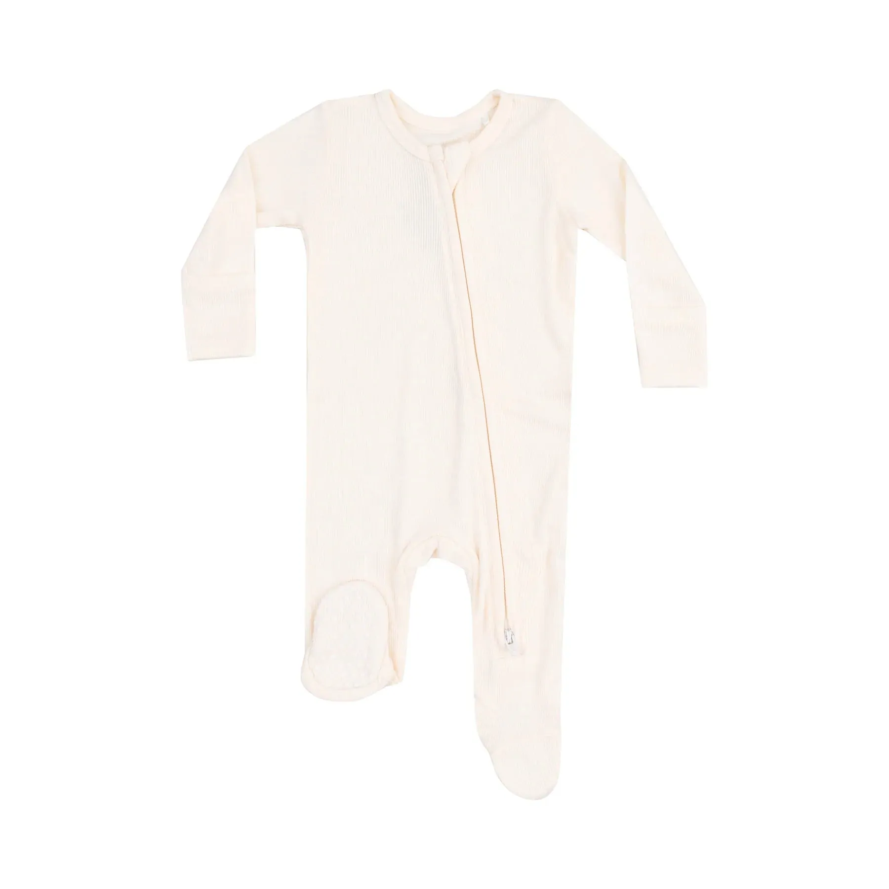 Angel Dear- 2 Way Zipper Footie - Solid Sugar Swizzle