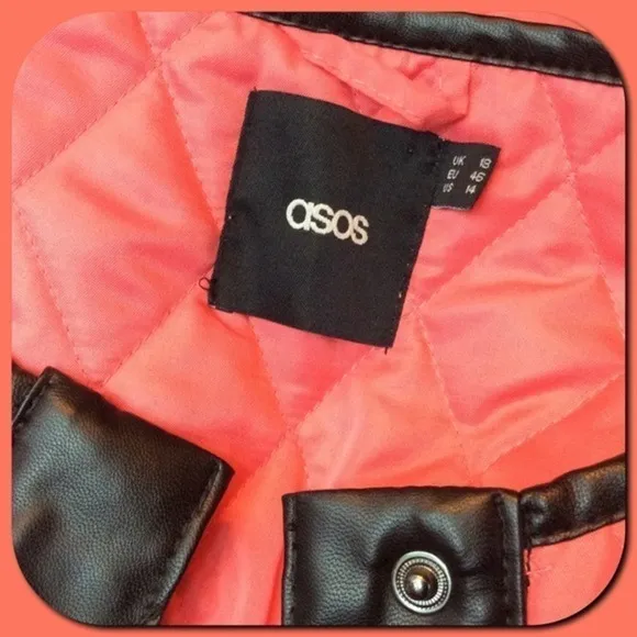💚asos 💕Collarless Quilted Jacket - Host Pick