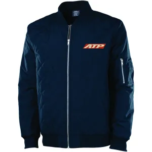 ATP Men's Quilted Flight Jacket Navy