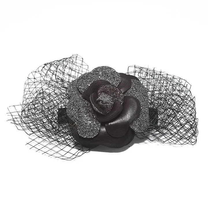 Audace Crystal Black Hair Clip