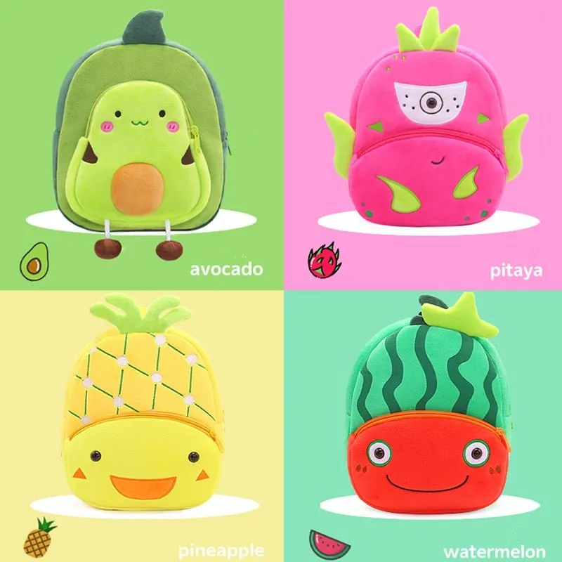 Avocado Plush Backpack for Children