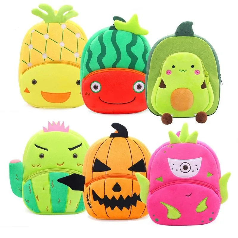Avocado Plush Backpack for Children