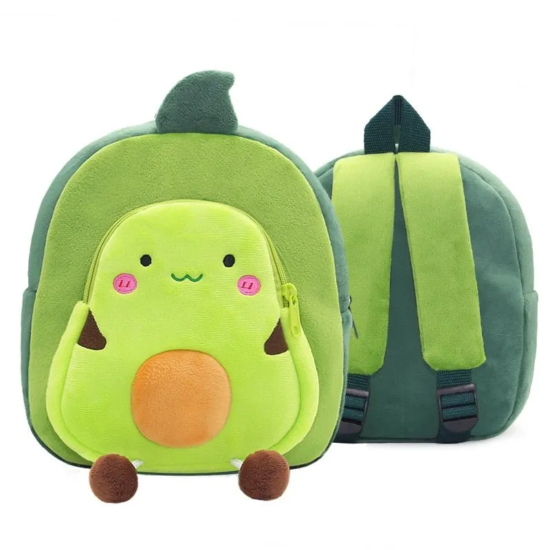 Avocado Plush Backpack for Children