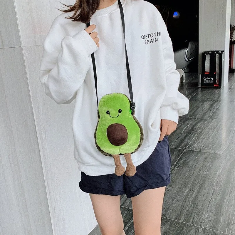 Avocado Plush Bag