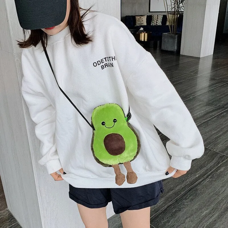 Avocado Plush Bag